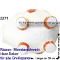 Preview: Sparschwein riesengroßes Monster Sparschwein 3D Design Herz Dekor Keramik E