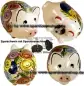 Preview: Sparschwein Blumendekor bunt Gesamt