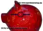 Preview: Sparschwein Dekor Schmetterling dunkelrot Keramik Sonderverkauf 124a B Preview: Sparschwein Dekor Schmetterling dunkelrot Keramik Sonderverkauf 124a B