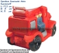 Preview: Spardose Feuerwehr Auto aus Kunststoff C