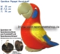 Preview: Spardose Papagei aus Kunststoff A