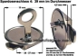 Preview: Spardosenschloss 4: 39mm im Set