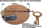 Preview: Spardosenschloss 17: 62,5mm