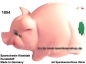 Preview: Sparschwein mit Kleeblatt Variante rosa A