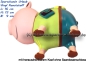 Preview: Sparschwein Urlaub Vinyl bunt F