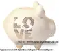 Preview: Sparschwein Kleinsparschwein Love Goldedition Keramik C Preview: Sparschwein Kleinsparschwein Love Goldedition Keramik C