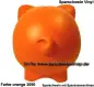 Preview: Sparschwein Vinyl Groß Orange Großsparschwein D Preview: Sparschwein Vinyl Groß Orange Großsparschwein D