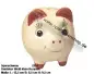Preview: Sparschwein mit Dekor klein Unidekor B