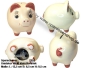 Preview: Sparschwein mit Dekor klein Unidekor F