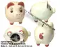 Preview: Sparschwein mit Dekor klein Unidekor F