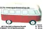Preview: Spardose Auto VW T1 Bus Bulli rot C