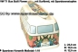 Preview: Spardose Auto VW T1 Samba Bus Bulli Flower mit Surfbrett D