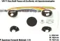 Preview: Spardose Auto VW T1 Samba Bus Bulli Peace mit Surfbrett E