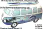 Preview: Spardose Auto VW T1 Samba Bus Bulli Surf mit Surfbrett A Preview: Spardose Auto VW T1 Samba Bus Bulli Surf mit Surfbrett A