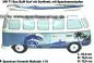 Preview: Spardose Auto VW T1 Samba Bus Bulli Surf mit Surfbrett C Preview: Spardose Auto VW T1 Samba Bus Bulli Surf mit Surfbrett C