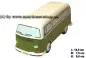 Preview: Spardose Auto VW T2 Bus grün Bulli B Preview: Spardose Auto VW T2 Bus grün Bulli B