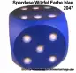 Preview: Spardose Würfel Farbvariante blau A Preview: Spardose Würfel Farbvariante blau A