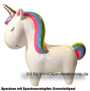 Spardose Einhorn extra groß Keramik Aa