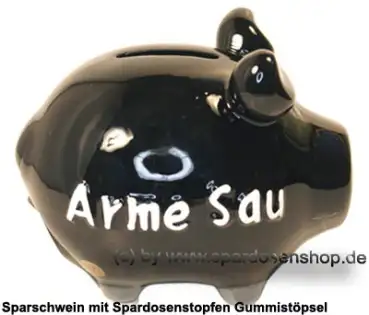 Sparschwein Kleinsparschwein 3D Design Arme Sau C