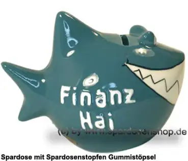 Spardose Spartier 3D Design Finanzhai Keramik C
