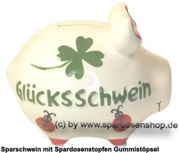 Sparschwein Kleinsparschwein 3D Design Glücksschwein Keramik C