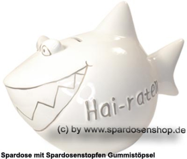 Spardose Spartier Monsterhai 3D Design Hai-raten Keramik A