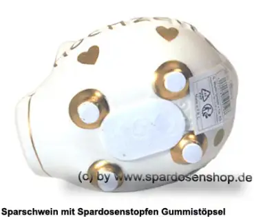Sparschwein Kleinsparschwein 3D Design Hochzeit Keramik E