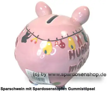 KCG Sparschwein Hurra ein Mädchen D