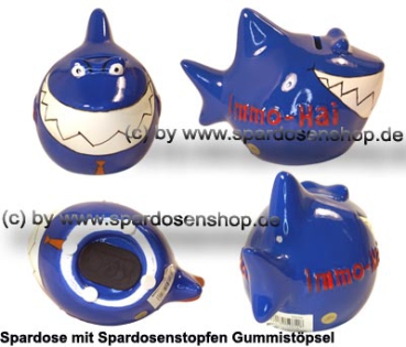 Spardose Spartier 3D Design Immo-Hai Keramik Gesamt
