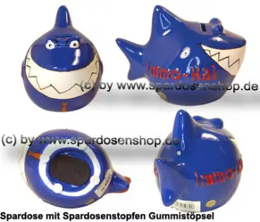 Spardose Spartier 3D Design Immo-Hai Keramik Gesamt