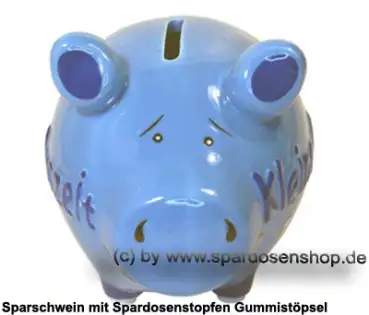 Sparschwein Kleinsparschwein 3D Design Kleine Auszeit Keramik B