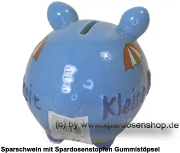 Sparschwein Kleinsparschwein 3D Design Kleine Auszeit Keramik D