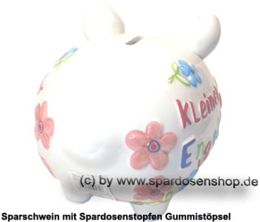 Preview: KCG mittelgroßes Sparschwein 3D Design Kleiner Engel Keramik D