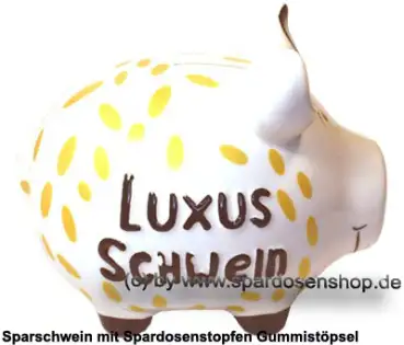 Sparschwein mittelgroßes Sparschwein 3D Design Luxusschwein Keramik C