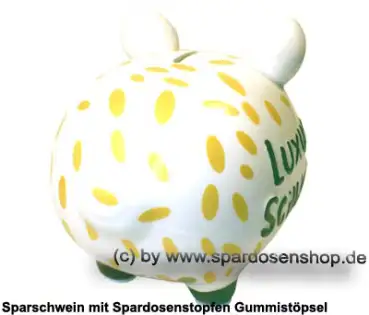 Sparschwein mittelgroßes Sparschwein 3D Design Luxusschwein Keramik D