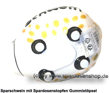 Sparschwein Kleinsparschwein 3D Luxusschwein weiß Keramik E