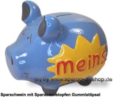 KCG mittelgroßes Sparschwein 3D Design Meins! Keramik A