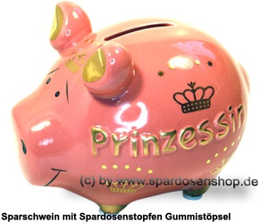 Preview: Sparschwein 3D Design Prinzessin rosa Keramik Marke KCG Maße ca.: L= 12,5 cm Preview: Sparschwein 3D Design Prinzessin rosa Keramik Marke KCG Maße ca.: L= 12,5 cm