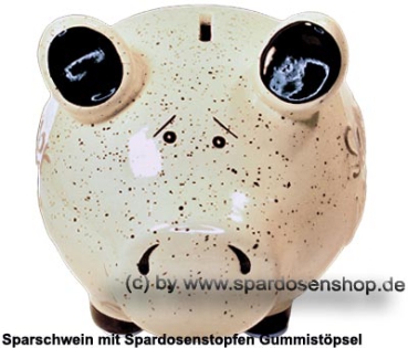 Preview: KCG mittelgroßes Sparschwein 3D Design Schöner Wohnen Keramik B