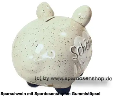 KCG mittelgroßes Sparschwein 3D Design Schöner Wohnen Keramik D