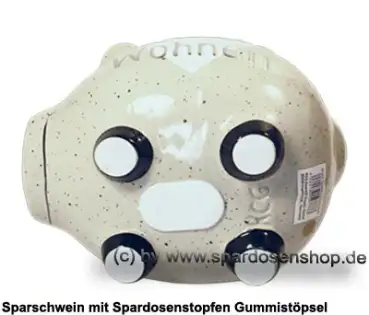 KCG mittelgroßes Sparschwein 3D Design Schöner Wohnen Keramik E
