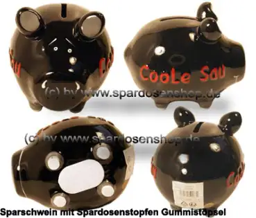 KCG Kleinsparschwein 3D Cool Sau Gesamt