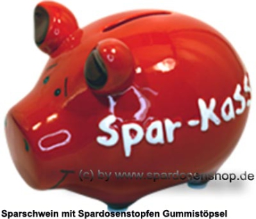 Keramik-Sparschwein hochwertige Spardose Breeding 2 Sprachen Zucht Schwein 