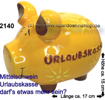 Sparschwein Größenvariante Mittelschwein