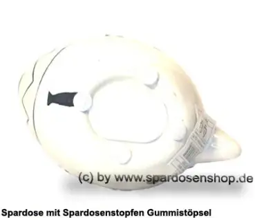 Spardose Spartier Design Weiber Hai Keramik E