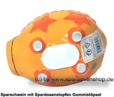 Sparschwein 3D Design Zum Geburtstag dunkelgelb Keramik E