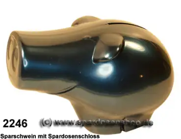 Sparschwein Frederick metallic Farbvariante blau B