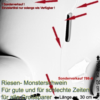 Preview: Monster Sparschwein Für gute und für schlechte Zeitent – Sonderverkauf 786-A b