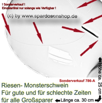 Preview: Monster Sparschwein Für gute und für schlechte Zeitent – Sonderverkauf 786-A cc