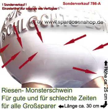 Monster Sparschwein Für gute und für schlechte Zeitent – Sonderverkauf 786-A dd